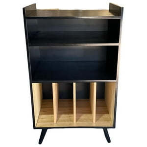 Deco Rustika - Mueble Rack Para Vinilos 60 X 45 X 110