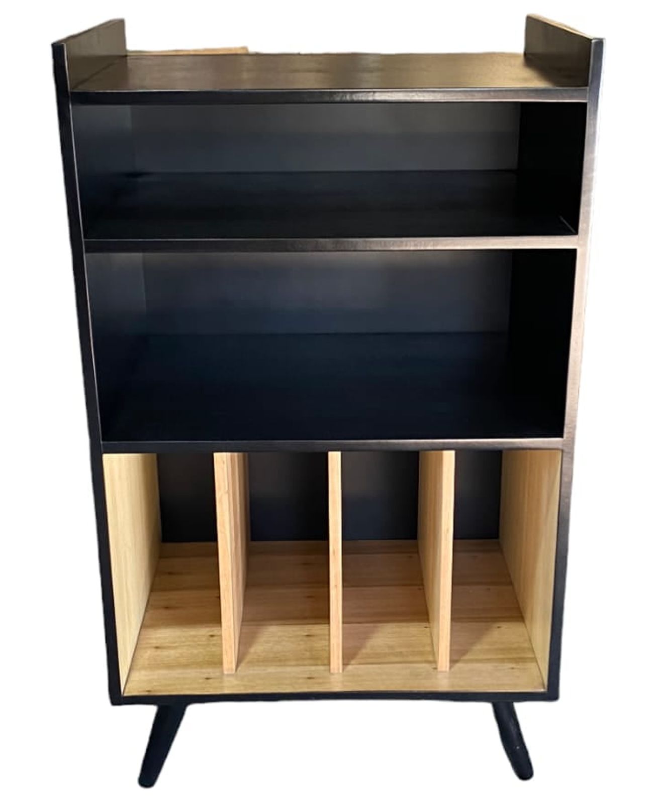 Deco Rustika - Mueble Rack Para Vinilos 60 X 45 X 110