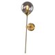 thumbnail image 1 of Aplique De Pared Dorado Que Ilumina Las Luces De Pared Interiores Modernas Con Base E14 Gris Humo, 1 of 5