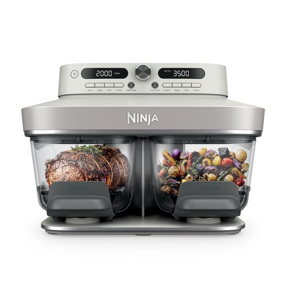 Freidora de Aire Ninja Crispi DualZone 2x4qt de Vidrio 1785W