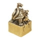 thumbnail image 2 of Sello De Estatua De Xuanwu, Artesanía De Latón, Pequeña Escultura Para Escritorio De Oficina, Año Nuevo, 2 of 5