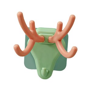 Magideal - Gancho Multiusos Para Baño, Perforador, Bolsas Para El Hogar, Soporte Para Llaves, Gancho De Almacenamiento, Gancho Para Colgar Toallas, Para Cocina, Verde