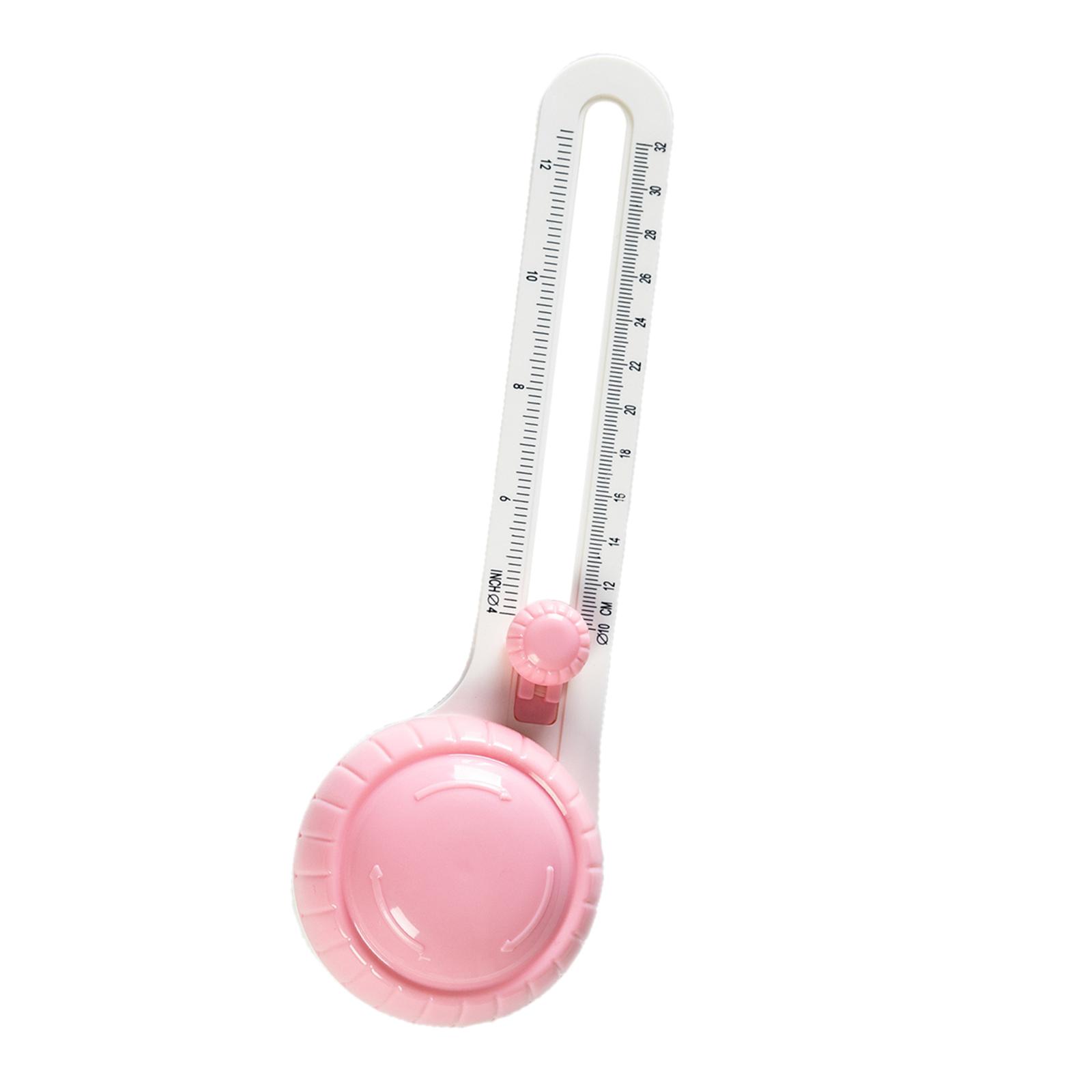 Bothyi - Cutter Craft Circle Cutter Cortador De Papel Circular Recortadora De Papel Scrapbooking Rosa