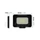 thumbnail image 2 of Proyector LED Negro Modelo Slim de 30W Luz Blanca Neutra, 2 of 4