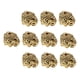 thumbnail image 4 of 10 piezas mini elefante cuentas de dijes para diy bracelets hallazgos 12 x 10 mm de oro, 4 of 5