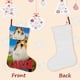 thumbnail image 3 of Calcetines de Navidad Lassie Lino Blanco 45cm x 32cm, 3 of 5