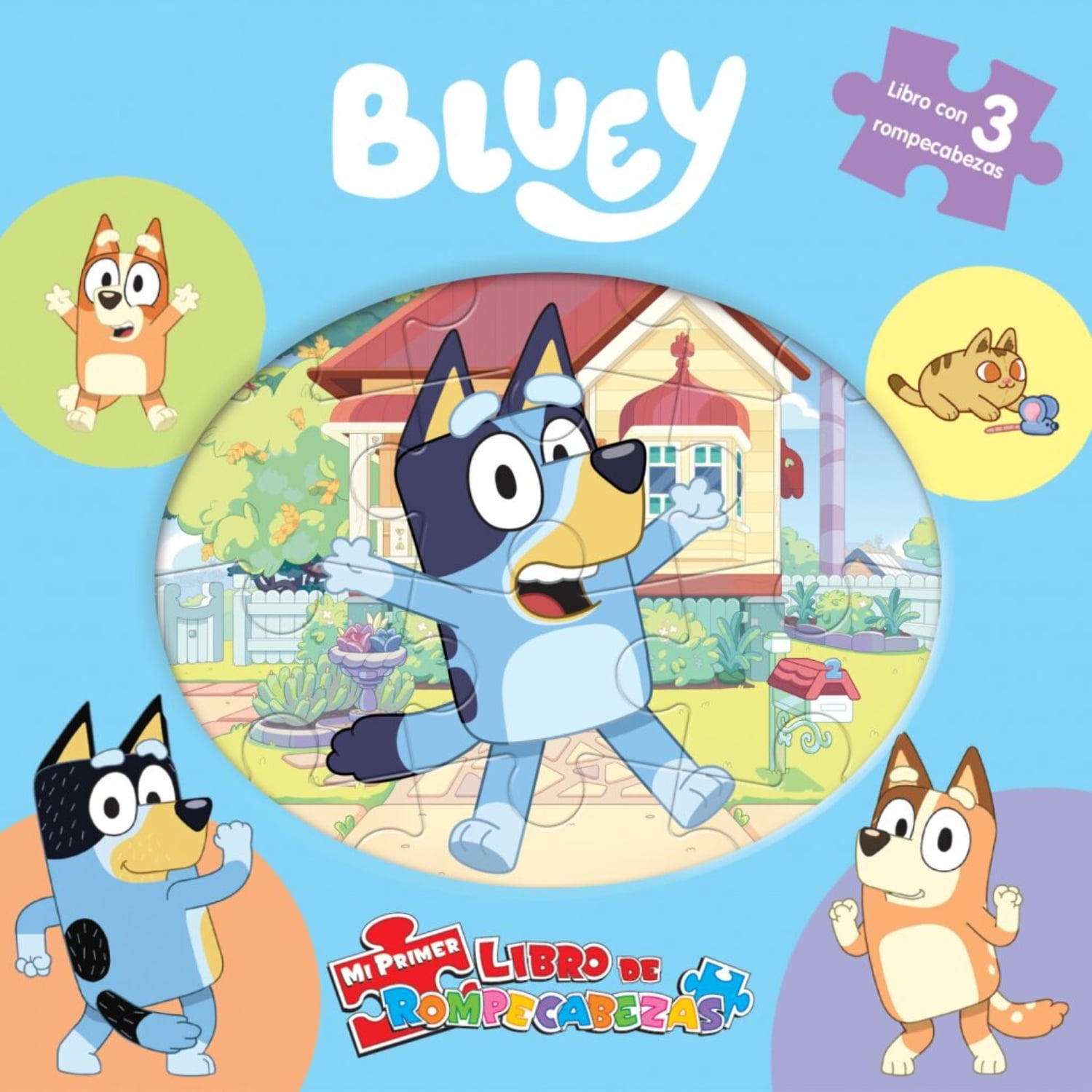 Planeta Junior - Bbc Bluey. Mi Primer Libro De Rompecabezas