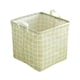 thumbnail image 4 of cesta de almacenamiento de ropa plegable cesta de lavandería organizador bolsas cuadrado gris, 4 of 5