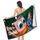 thumbnail image 4 of Eva la Lechucita Toalla de playa de secado rápido con diseño temático, regalo para mujeres y niñas, ideal para cumpleaños, fans, amantes de la música, uso en la playa o al aire libre, 78 × 150 cm, 4 of 6
