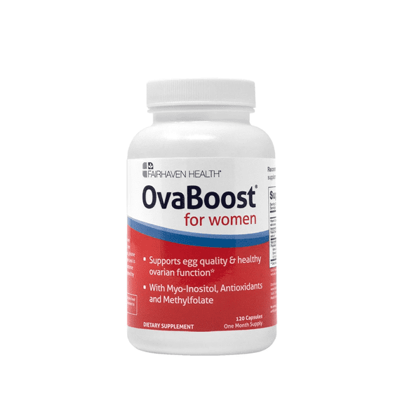 Fairheaven Ovaboost Myo Inositol Folato Fertilidad Mujer 120 caps