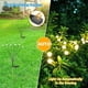 thumbnail image 4 of Brightever 【】 Solar Lights Outdoor Waterproof - Swaying Solar Garden Lights, Firefly Lights with Highly Flexible Copper Wires, Yard Pathway Christmas Landscape Stake Lights, 2 Packs, 4 of 5