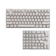 thumbnail image 1 of PBT KeyCaps Anti-grasa Mini Para 61 64 68 71 82 84 Dise?o Teclado Blanco, 1 of 5