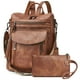 thumbnail image 1 of Mochila Shrie Fashion de piel para mujer, color negro, 1 of 3