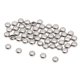 thumbnail image 3 of 50 piezas 2 mm de acero inoxidable redondo agujero grande espaciador perlas joyas resultados, 3 of 5