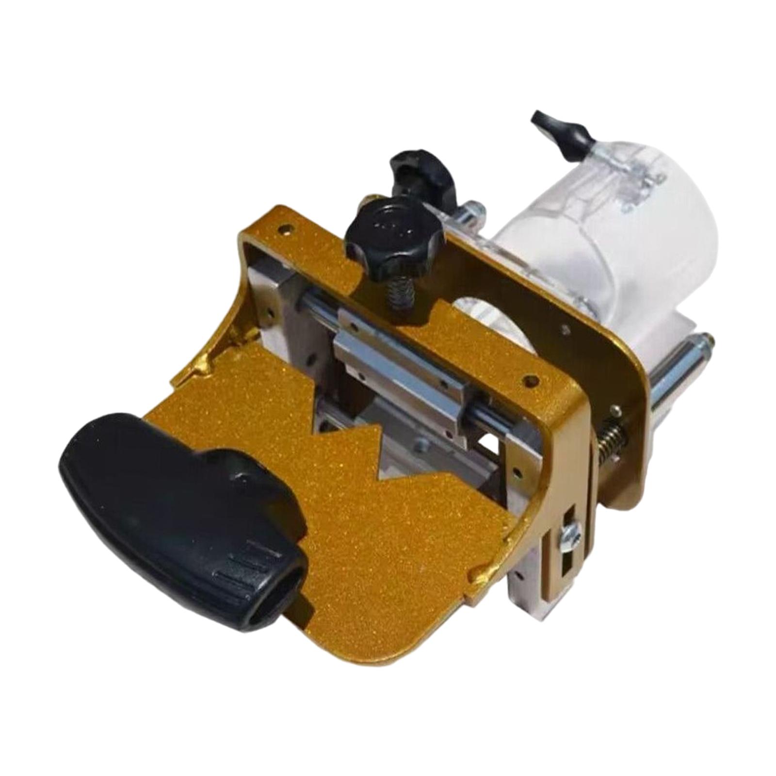 Magideal - Plantilla De Mortaja Práctica Para Máquina De Corte De 65 Mm Talla De Tablero De Madera Máquina De Mortaja De Carpintería Fácil De Usar Para Accesorio