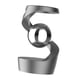 thumbnail image 4 of Juguete de escritorio cinético que desafía la gravedad, bola flotante, adorno antigravedad, aleación de aluminio para adultos, giroscopio giratorio de Bola Gris Plata, 4 of 5
