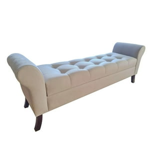 Genérico - Banqueta Baul Tucson King Color Beige