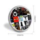 thumbnail image 2 of Batman-Theme Round Button Badge: Premium Metal Construction, Ideal for High-End Events 2.8 cm, 2 of 6
