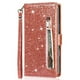 thumbnail image 2 of Funda Para Elegante Funda Iphone 16 Pro Max Glitter Con Cremallera-ideal Para El Uso Diario, 2 of 5