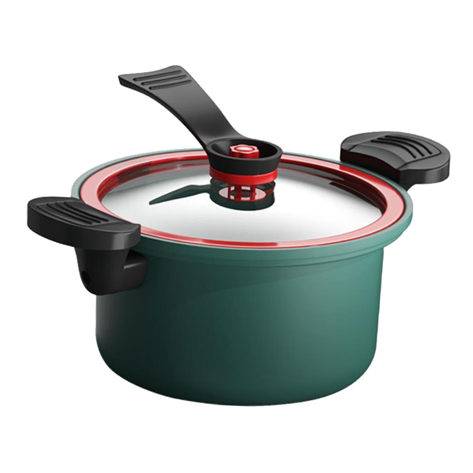 Uucntr - Olla De Cocina Olla A Presión Fácil De Limpiar Para Leche, Pasta, Fideos, Cereales, Verde