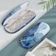 thumbnail image 2 of Funda para gafas Fintie Hard Shell Ocean Marble con tela, 2 of 7