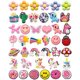 thumbnail image 1 of Encantos para Calzado Kieralvy 42 uds. Kawaii Rosa, 1 of 9