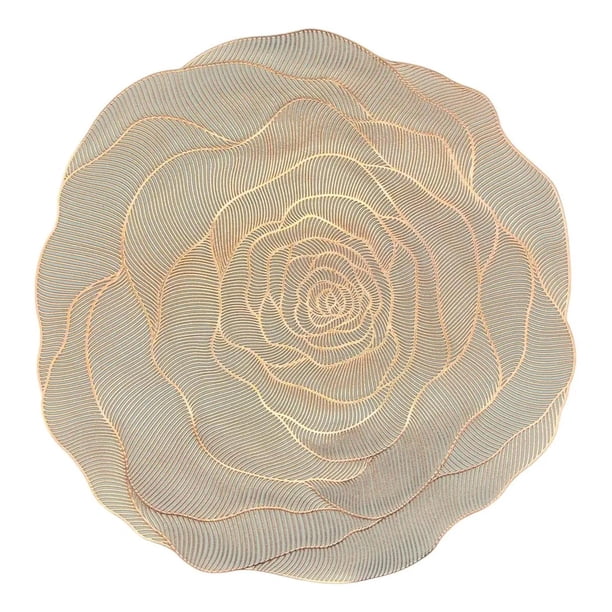 Set 6 Individuales De Mesa Pack 6 Modelo Rosa Rose Gold rosa