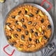 thumbnail image 4 of Paellera Garcima de 38 cm, Acero al Carbono, Pack de 6, Plateado/Rojo, 4 of 6
