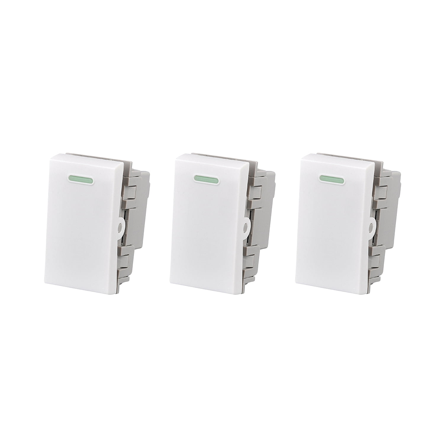 Genérico - Pack 3 Modulo Interruptor 9/12 10a 250v Blanco