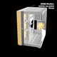 thumbnail image 2 of Gabinete Gamer Light Base 600 DX White, ARGB 77 LED, ATX, Color Blanco, 2 of 3