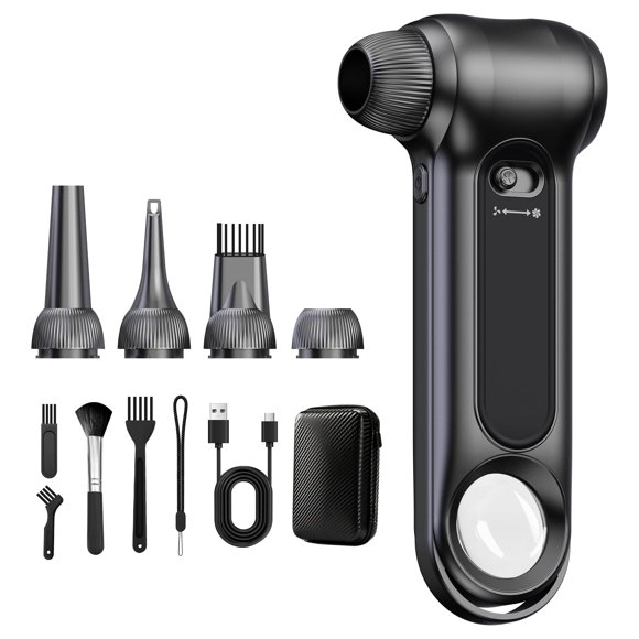 Soprador de Aire Anyeye Inalámbrico 150,000 RPM con LED y 4 Boquillas