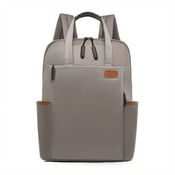 Stay Organized and Stylish with our Simple Fashion Backpack - Waterproof Oxford Cloth Travel Bag with Large Capacity for Your Computer and More