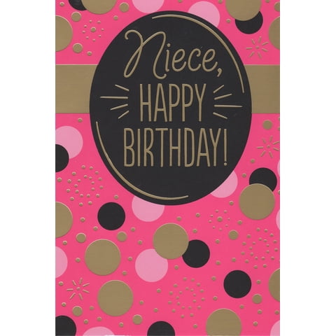Tarjeta De Cumpleaños Heartline Happy Birthday Para Sobrina Con Sobre