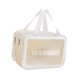 thumbnail image 4 of Neceser De Viaje, Bolsa De Maquillaje Con Separación En Seco Y Húmedo Para Natación, Senderismo, Hogar, Blanco, L, 4 of 5