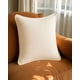 thumbnail image 3 of Set De 4 Fundas De Cojin Lisa Con Borde 45x45 Beige, 3 of 4