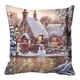 thumbnail image 1 of Funda de Almohada Navidad Casa de Nieve 45x45 cm, 1 of 3