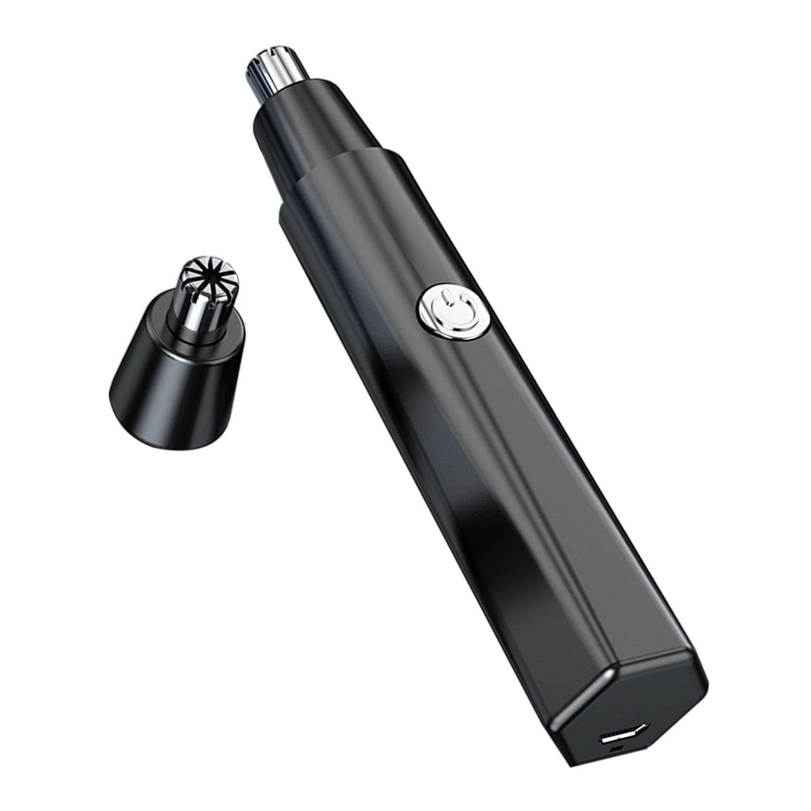 Magideal - Recortador Eléctrico De De Nariz, Depilación Facial De Cejas, Potente Motor, Recortador De Facial De Cejas De Tamaño De Viaje Para Hombres , Negro