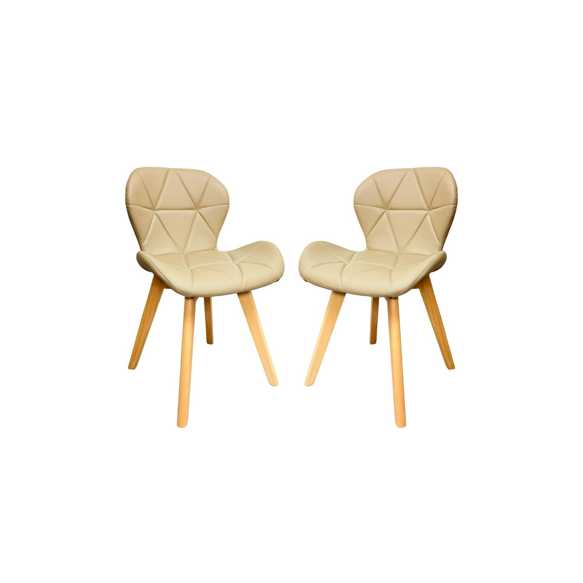 Habita2 Chile - Pack 2 Sillas Radar Wood Beige