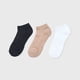 thumbnail image 3 of Calcetines Mujer Tripack Cortos Deportivos Beige Corona, 3 of 4