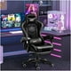 thumbnail image 5 of Silla Gamer GX2000 Reclinable Profesional con Reposapiés-Negro, 5 of 8
