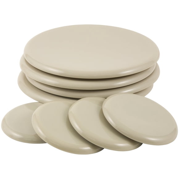 Furniture Sliders Super Sliders, 8 piezas, para alfombras (color beige)