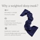 thumbnail image 3 of Antifaz para dormir nodpod Gentle Pressure Midnight, 3 of 7