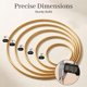 thumbnail image 2 of Aros de Manualidades BigOtters 5‑15 cm Dorados Pack de 10, 2 of 6