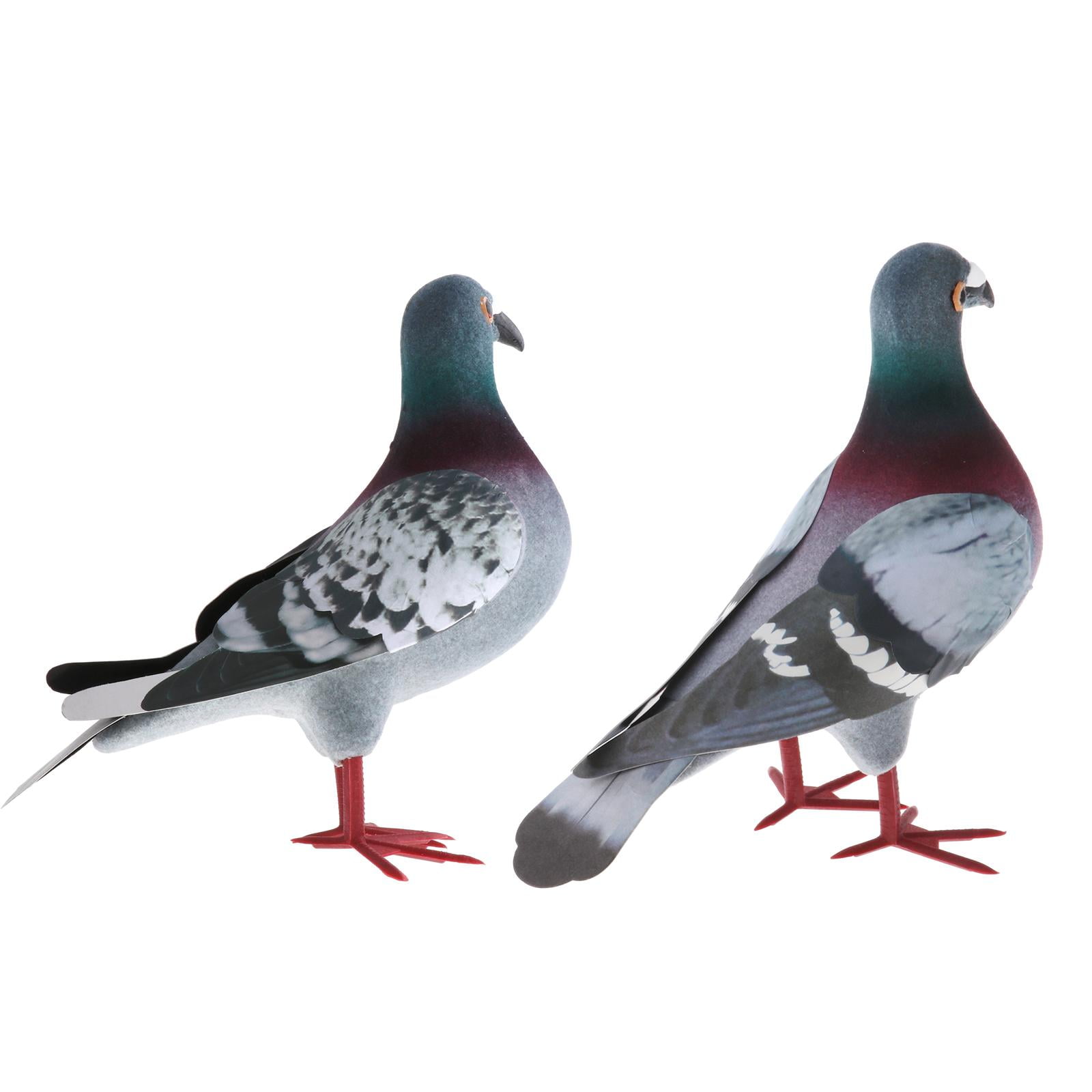 Ioensy - Modelo De Paloma De Espuma De Simulación, Regalos De Pascua, Pájaro De Espuma Artificial, 2 Uds., Estilo C