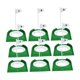 thumbnail image 2 of 9 Piezas Golf Putt Cup Cup Interior Portable Train Ayuda Con Patio De Bandera Agujero Al Aire Libre Verde, 2 of 5