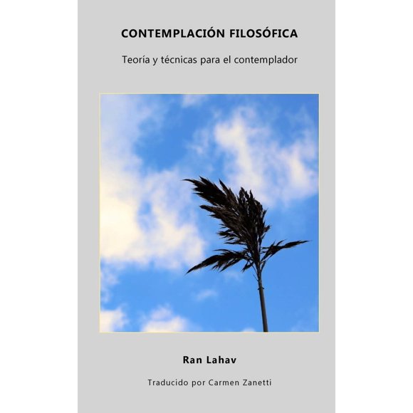 Libro Contemplación Filosófica: Teoría y técnicas para el contemplador
