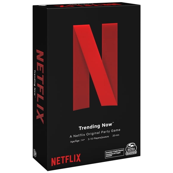 Juego de cartas Spin Master Netflix Trending Now Family 14+