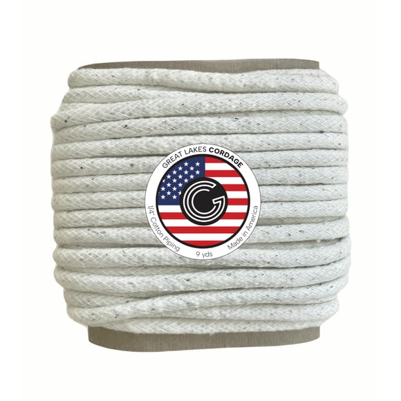 Cuerda de ribete Great Lakes Cordage 1/4" 9 yardas (≈8,2 m)