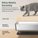 thumbnail image 5 of Caja de arena KittyLetto XL de acero inoxidable gris, 5 of 8