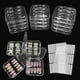 thumbnail image 1 of Caja de almacenamiento de uñas Sawvolker transparente, 12 unidades, 1 of 9
